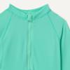 imageAmazon Essentials Girls Long Sleeve Rash Guard OnePiece SwimsuitBright Mint Green
