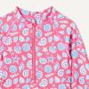imageAmazon Essentials Girls Long Sleeve Rash Guard OnePiece SwimsuitHot Pink Shells