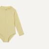 imageAmazon Essentials Girls Long Sleeve Rash Guard OnePiece SwimsuitLight Yellow