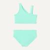 imageAmazon Essentials Girls One Shoulder TwoPiece Bikini Swim SetBright Mint Green
