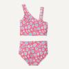 imageAmazon Essentials Girls One Shoulder TwoPiece Bikini Swim SetHot Pink Shells
