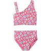 imageAmazon Essentials Girls One Shoulder TwoPiece Bikini Swim SetHot Pink Shells