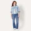 imageAmazon Essentials Girls High Stretch HighRise Flare JeansClassic Medium Wash