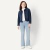imageAmazon Essentials Girls High Stretch HighRise Flare JeansIced Blue Light Wash