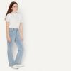 imageAmazon Essentials Girls High Stretch HighRise Flare JeansIced Blue Light Wash