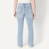 imageAmazon Essentials Girls High Stretch HighRise Flare JeansIced Blue Light Wash