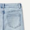 imageAmazon Essentials Girls High Stretch HighRise Flare JeansIced Blue Light Wash