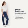 imageAmazon Essentials Girls Medium Stretch MidRise StraightFit JeansDark Shadow Wash