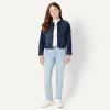 imageAmazon Essentials Girls Medium Stretch MidRise StraightFit JeansIced Blue Light Wash