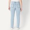 imageAmazon Essentials Girls Medium Stretch MidRise StraightFit JeansIced Blue Light Wash