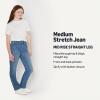 imageAmazon Essentials Girls Medium Stretch MidRise StraightFit JeansMedium Blue Vintage