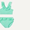 imageAmazon Essentials Girls Ruffle TwoPiece Bikini Swim SetBright Mint Green