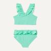 imageAmazon Essentials Girls Ruffle TwoPiece Bikini Swim SetBright Mint Green