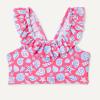 imageAmazon Essentials Girls Ruffle TwoPiece Bikini Swim SetHot Pink Shells