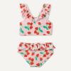 imageAmazon Essentials Girls Ruffle TwoPiece Bikini Swim SetPink Tomato Red Strawberries