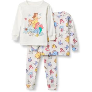 imageAmazon Essentials Disney Babies Toddlers and Girls Pajama Set Previously Spotted ZebraPrincess Friends