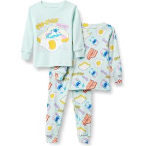 imageAmazon Essentials Disney Babies Toddlers and Girls Pajama Set Previously Spotted ZebraStitch Breakfast