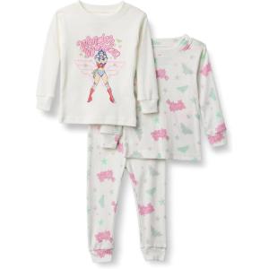 imageAmazon Essentials Girls Pajama SetWonder Women