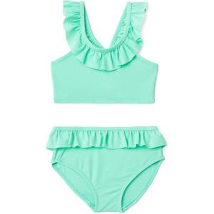 imageAmazon Essentials Girls Ruffle TwoPiece Bikini Swim SetBright Mint Green