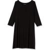 imageAmazon Essentials Womens 34 Sleeve BoatNeck Dress Available in Plus Size