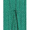imageAmazon Essentials Womens Fit and Flare HalfSleeve Waisted Midi ALine Dress with PocketsGreen Vine Leaf Print