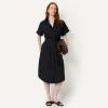 imageAmazon Essentials Womens RelaxedFit Short Sleeve ButtonDown Dress with BeltBlack
