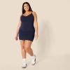 imageAmazon Essentials Womens Slim Fit Cotton Layering Slip DressBeigeNavy