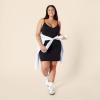 imageAmazon Essentials Womens Slim Fit Cotton Layering Slip DressBlackWhite