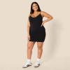 imageAmazon Essentials Womens Slim Fit Cotton Layering Slip DressBlackWhite