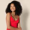 imageAmazon Essentials Womens Slim Fit Cotton Layering Slip DressBright Poppy RedTan