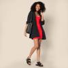 imageAmazon Essentials Womens Slim Fit Cotton Layering Slip DressBright Poppy RedTan