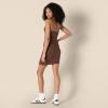 imageAmazon Essentials Womens Slim Fit Cotton Layering Slip DressBrownLight Camel
