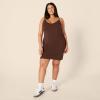 imageAmazon Essentials Womens Slim Fit Cotton Layering Slip DressBrownLight Camel