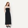 imageAmazon Essentials Womens SlimFit Matte Jersey Strapless Maxi DressBlack