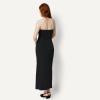 imageAmazon Essentials Womens SlimFit Matte Jersey Strapless Maxi DressBlack