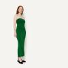 imageAmazon Essentials Womens SlimFit Matte Jersey Strapless Maxi DressGreen