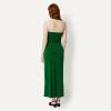 imageAmazon Essentials Womens SlimFit Matte Jersey Strapless Maxi DressGreen