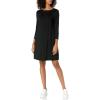 imageAmazon Essentials Womens 34 Sleeve BoatNeck Dress Available in Plus Size