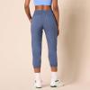imageAmazon Essentials Womens Active Performance Stretch Woven MidRise Crop Jogger Pant with Elastic Waist Drawstring Side Pockets