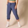 imageAmazon Essentials Womens Active Performance Stretch Woven MidRise Crop Jogger Pant with Elastic Waist Drawstring Side Pockets