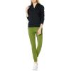 imageAmazon Essentials Womens ClassicFit LongSleeve VNeck Hooded Sweatshirt  Discontinued ColorsBlack