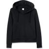 imageAmazon Essentials Womens ClassicFit LongSleeve VNeck Hooded Sweatshirt  Discontinued ColorsBlack
