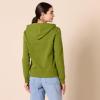 imageAmazon Essentials Womens ClassicFit LongSleeve VNeck Hooded Sweatshirt  Discontinued ColorsGreen