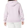 imageAmazon Essentials Womens ClassicFit LongSleeve VNeck Hooded Sweatshirt  Discontinued ColorsLilac