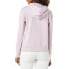 imageAmazon Essentials Womens ClassicFit LongSleeve VNeck Hooded Sweatshirt  Discontinued ColorsLilac