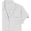 imageAmazon Essentials Womens Cotton Modal Piped Notch Collar Pajama Set Comfortable Loungewear Available in Plus SizeGrey Heather