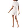 imageAmazon Essentials Womens Cotton Modal Piped Notch Collar Pajama Set Comfortable Loungewear Available in Plus SizePale Pink