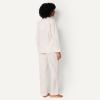 imageAmazon Essentials Womens Cotton Stretch Poplin Pajama Set Long Sleeve ButtonDown Shirt with PantsPale Pink
