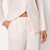 imageAmazon Essentials Womens Cotton Stretch Poplin Pajama Set Long Sleeve ButtonDown Shirt with PantsPale Pink