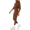 imageAmazon Essentials Womens Crop Pullover Hoodie Sweatshirt with Kangaroo Pocket Available in Plus SizeDeep Brown